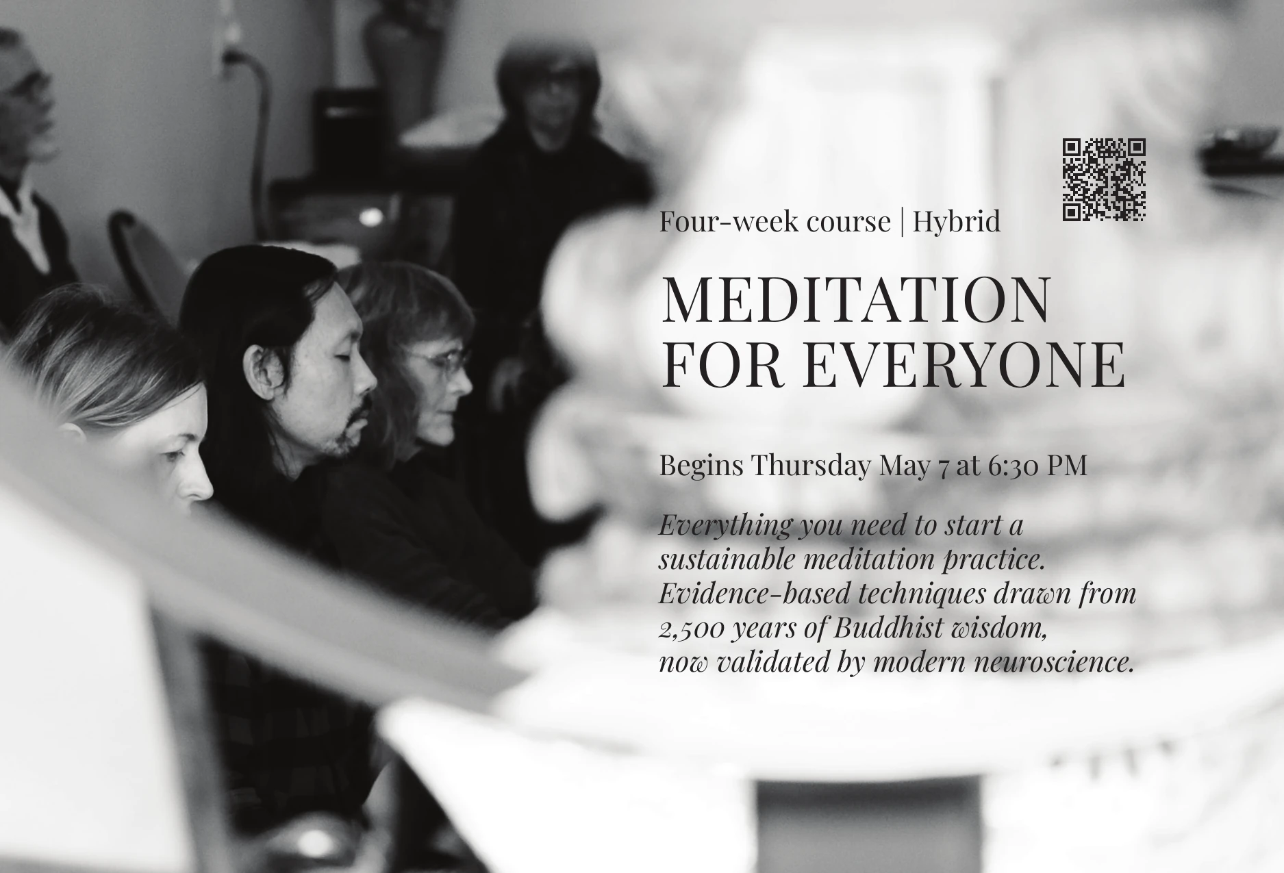 Meditation for Everyone postcard